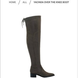 Marc Fisher YTD Yacinda Over the Knee Boot. Taupe, Size 7M. Brand New orig box